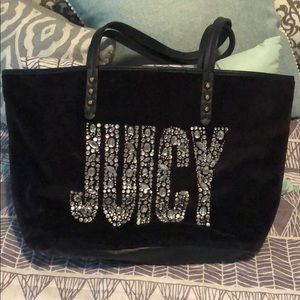 Navy Suede Juicy Couture Tote